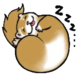Ferret Sleep — ferret emoji for Slack & Discord (Discord)