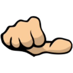 Meh Thumb — cartoon emoji for Slack & Discord (Discord)