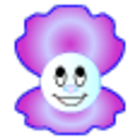 Pearl Shell 2 — cartoon emoji for Slack & Discord