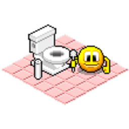 Clean Toilet — cartoon emoji for Slack & Discord (Discord)