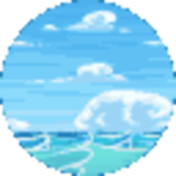 Ocean View — blue emoji for Slack & Discord (Discord)