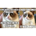 Grumpycat — cartoon emoji for Slack & Discord