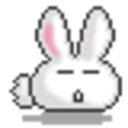 Bunny Cry 2 — cartoon emoji for Slack & Discord