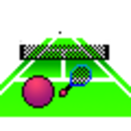 Tennis 4 — cartoon emoji for Slack & Discord (Discord)