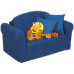 Guitar Couch — cartoon emoji for Slack & Discord (Discord)