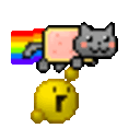 Nyan Drag Smiley — cat emoji for Slack & Discord