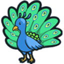 Peacock 2 — animal emoji for Slack & Discord