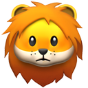 Lion 2 — cartoon emoji for Slack & Discord