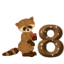 8 Raccoon — cartoon emoji for Slack & Discord