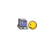 Throw Computer — cartoon emoji for Slack & Discord