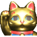 Lucky Cat — cartoon emoji for Slack & Discord