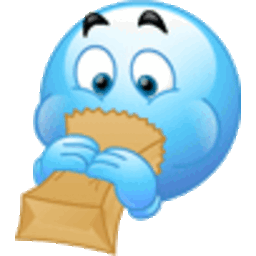 Vomit In Paper Bag — cartoon emoji for Slack & Discord (Discord)
