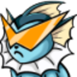 Vaporeon Shades — cartoon emoji for Slack & Discord (Discord)