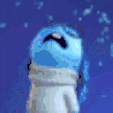 Sadness — blue emoji for Slack & Discord