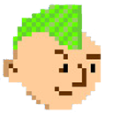 Yahoo Games Mohawk — cartoon emoji for Slack & Discord