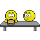Messy Eater — cartoon emoji for Slack & Discord