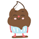 Cupcake 2 — cartoon emoji for Slack & Discord