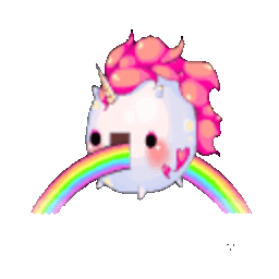 Unicornmouth Rainbow — cartoon emoji for Slack & Discord (Discord)