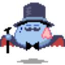 Bluekao Gentleman — cartoon emoji for Slack & Discord