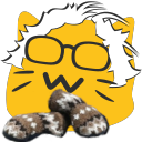 Meow Bernie Mittens — cartoon emoji for Slack & Discord