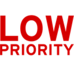 Low Priority — text emoji for Slack & Discord (Discord)