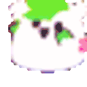 Mohawk Party Blob — cartoon emoji for Slack & Discord