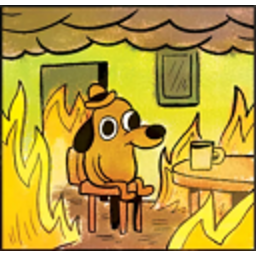 This Is Fine 3 — dog emoji for Slack & Discord (Discord)