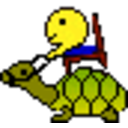 Turtle Ride — cartoon emoji for Slack & Discord