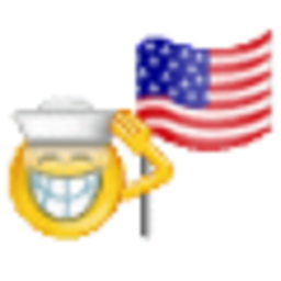 Salute Usa — cartoon emoji for Slack & Discord (Discord)
