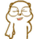 Pointing 2 — cartoon emoji for Slack & Discord