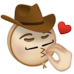Chef Kiss Cowboy — cowboy emoji for Slack & Discord (Discord)