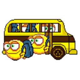 School Bus — school-bus emoji for Slack & Discord (Discord)