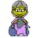 Knitting — cartoon emoji for Slack & Discord