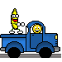 Truck Banana — cartoon emoji for Slack & Discord (Discord)