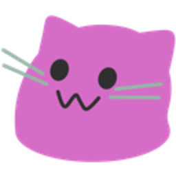 Meow Purple — cartoon emoji for Slack & Discord (Discord)