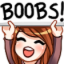 Boobs — reaction emoji for Slack & Discord