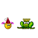 Frog Prince — cartoon emoji for Slack & Discord