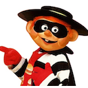 Hamburgler — cartoon emoji for Slack & Discord