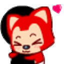 Fox Hug — cartoon emoji for Slack & Discord