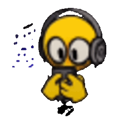 Listening Music — character emoji for Slack & Discord (Discord)