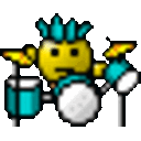 Drums 3 — cartoon emoji for Slack & Discord