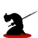 Hara Kiri — silhouette emoji for Slack & Discord