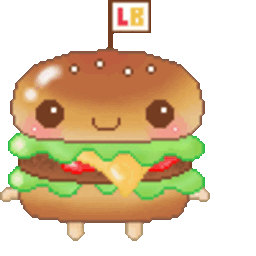 Burger Cute 2 — cartoon emoji for Slack & Discord (Discord)