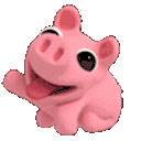 Pig Hello Sitting — cute emoji for Slack & Discord