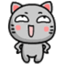 Cat Jiggle — cartoon emoji for Slack & Discord