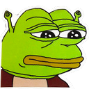 Pepe Shrek — cartoon emoji for Slack & Discord