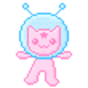 Alien Cat — cartoon emoji for Slack & Discord