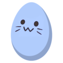 Meow Blueegg — cartoon emoji for Slack & Discord