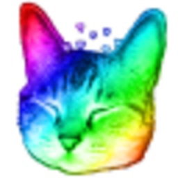 Rainbow Cat — cartoon emoji for Slack & Discord (Discord)