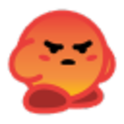Angry Kirby — cartoon emoji for Slack & Discord (Discord)